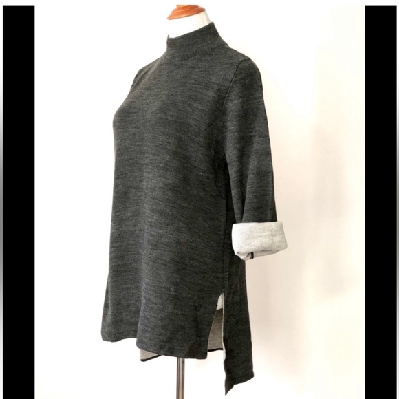 NWT Grace Elements Mock Turtleneck Tunic Sweater - Picture 1 of 5